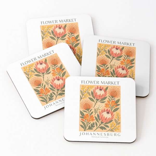 Item preview, Johannesburg - Flower Market designed and sold by StudioRedKoala.