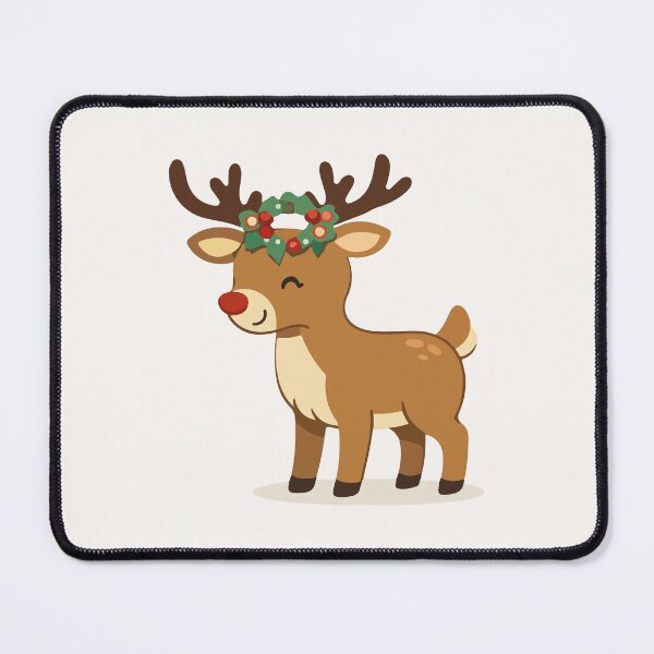 Item preview, Holiday Christmas Reindeer Cartoon designed and sold by stylishdzign.