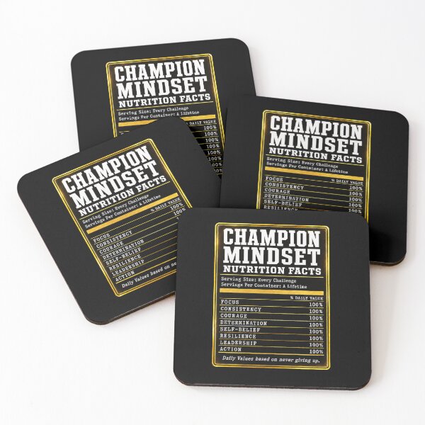 Item preview, Champion Mindset Nutrition Facts  designed and sold by freshwear design.