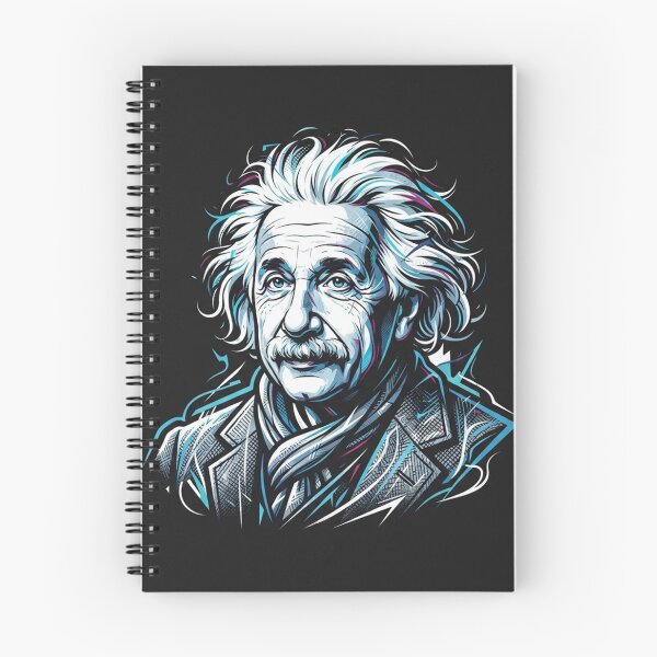Item preview, Albert Einstein Genius Thinker Portrait Blue Science Physics Illustration designed and sold by Owcomm.