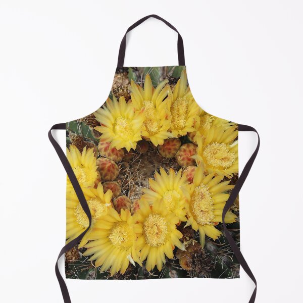 Item preview, Yellow Delight Barrel Cactus Flowers designed and sold by simonjayphotos.