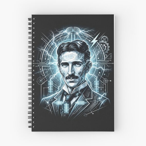 Item preview, Nikola Tesla Electric Genius Portrait designed and sold by Owcomm.