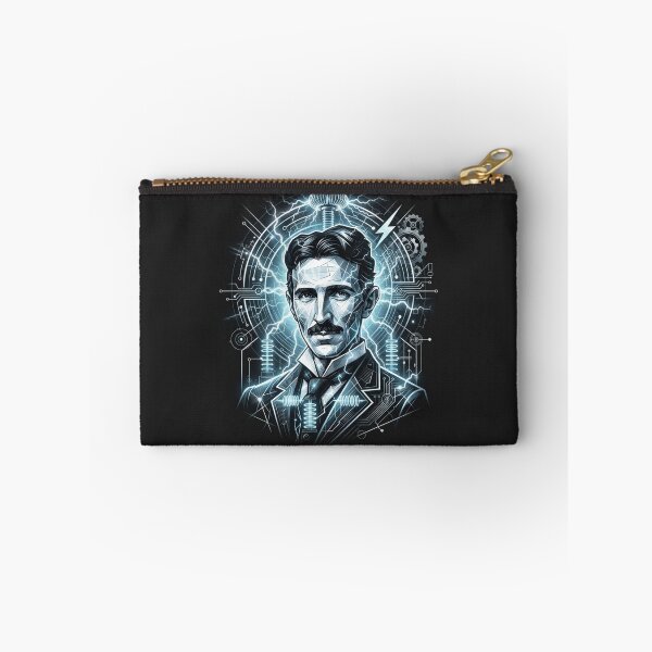Item preview, Nikola Tesla Electric Genius Portrait designed and sold by Owcomm.