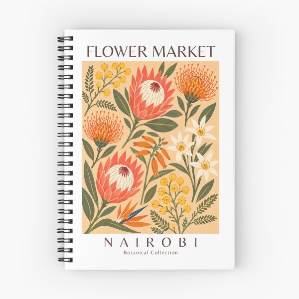 Item preview, Nairobi - Flower Market designed and sold by StudioRedKoala.