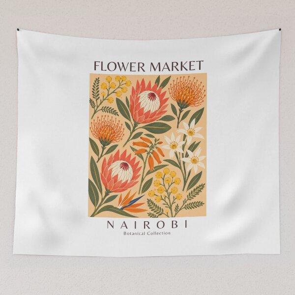 Item preview, Nairobi - Flower Market designed and sold by StudioRedKoala.