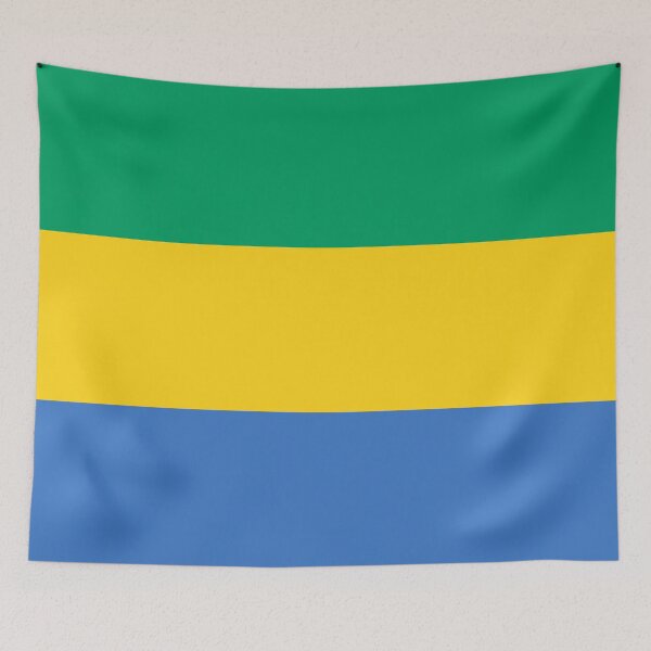 Item preview, Vintage Gabon Flag - Distressed Retro Style designed and sold by youngVl.