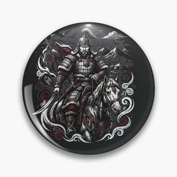 Item preview, Genghis Khan Mighty Mongol Warrior Horse Rider designed and sold by Owcomm.