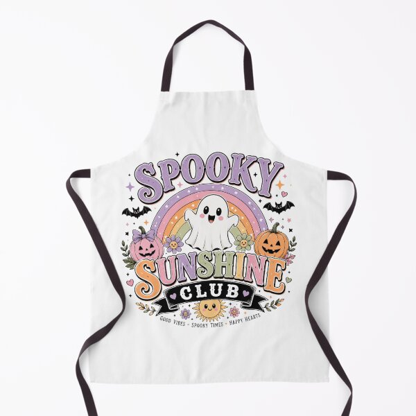 Item preview, Spooky Sunshine Club Cute Ghost Rainbow Halloween designed and sold by JessArty ⭐⭐⭐⭐⭐.