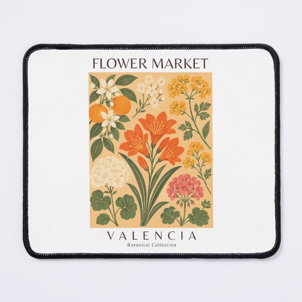 Item preview, Valencia - Flower Market designed and sold by StudioRedKoala.