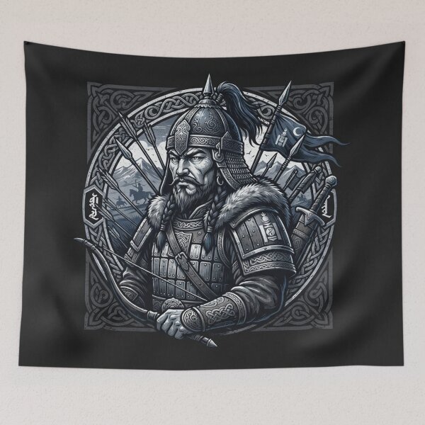 Item preview, Legendary Mongol Warrior Emperor Genghis Khan designed and sold by Owcomm.