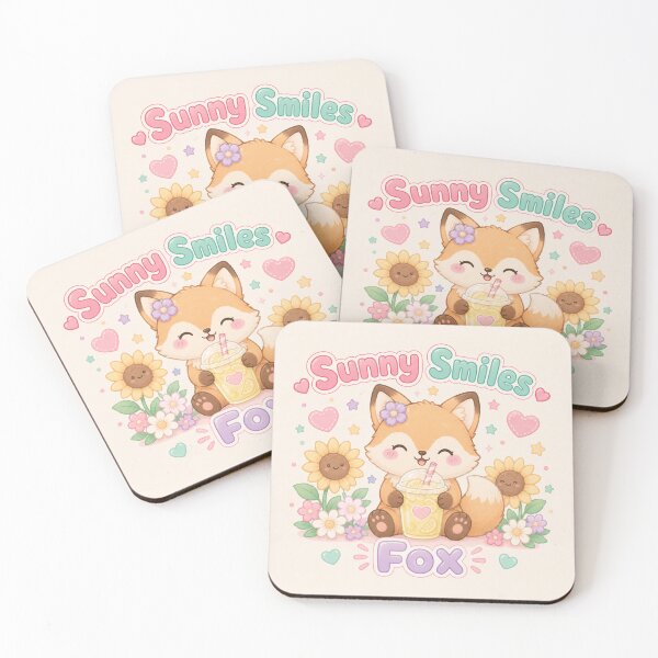 Item preview, Sunny Smiles Fox designed and sold by QuixoticDigital.