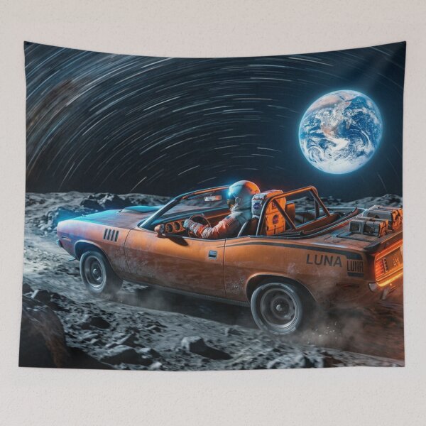 Item preview, Muscle car on the Moon designed and sold by Archive Studio.