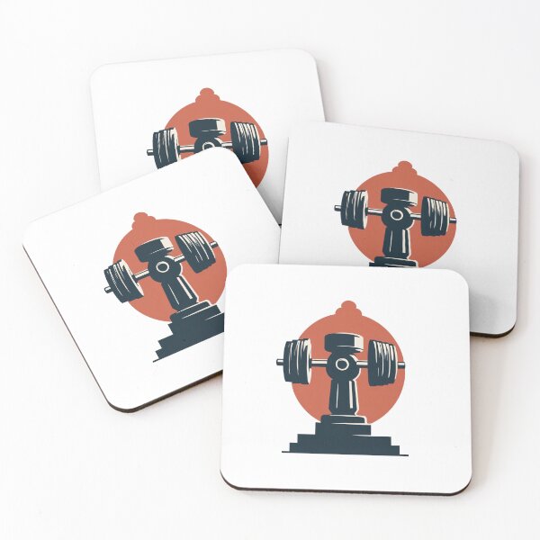 Item preview, Motivational Dumbbell Icon Ukiyo-e Woodblock Style – Gym lover gift designed and sold by michallechowicz.