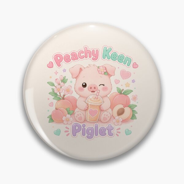 Item preview, Peachy Keen Piglet designed and sold by QuixoticDigital.