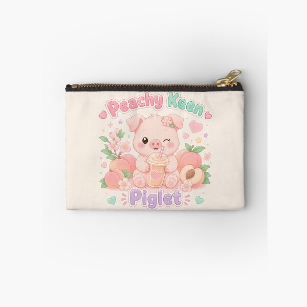 Item preview, Peachy Keen Piglet designed and sold by QuixoticDigital.