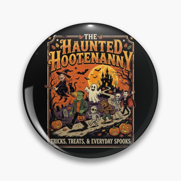 Item preview, The Haunted Hootenanny Classic Monster Halloween Parade designed and sold by 519xdesign.