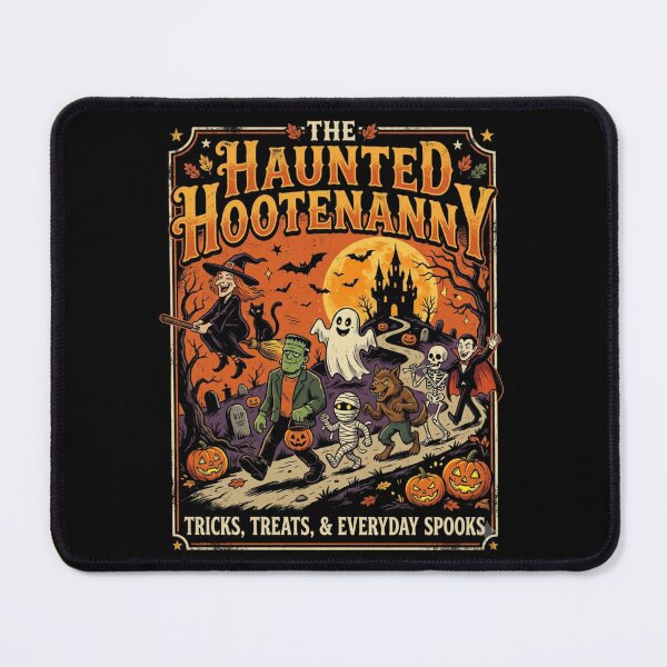 Item preview, The Haunted Hootenanny Classic Monster Halloween Parade designed and sold by 519xdesign.