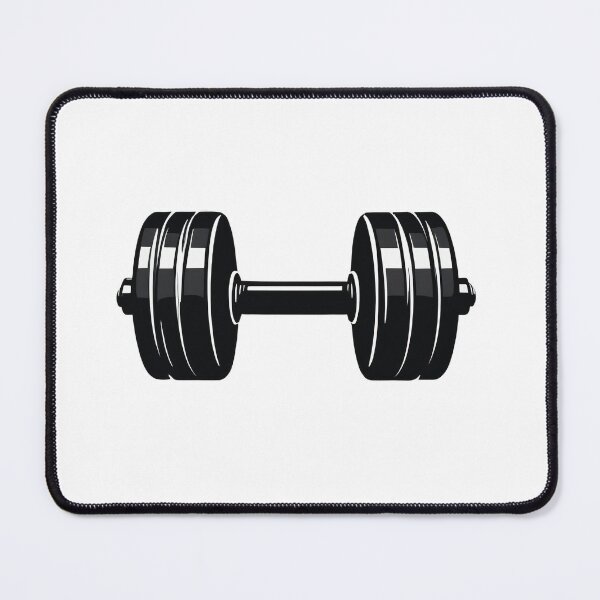 Item preview, Motivational Dumbbell Icon Pop Art Halftone Style – Gym lover gift designed and sold by michallechowicz.