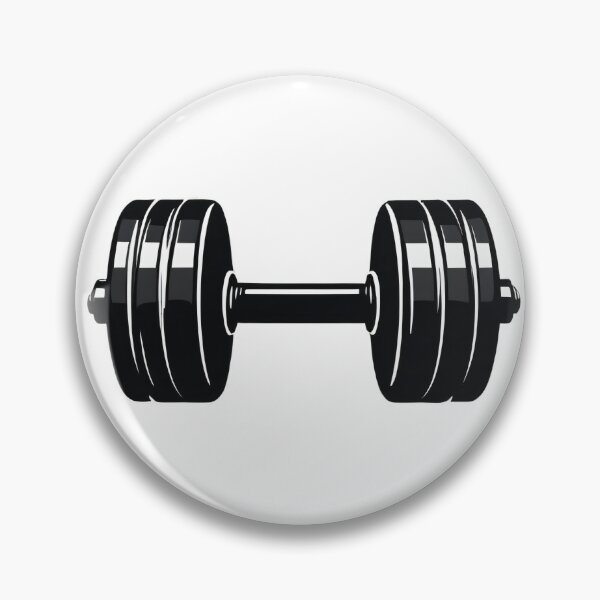 Item preview, Motivational Dumbbell Icon Pop Art Halftone Style – Gym lover gift designed and sold by michallechowicz.