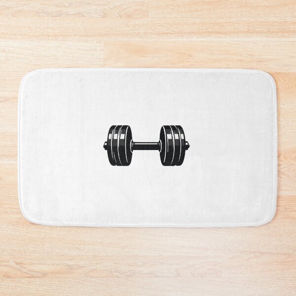 Item preview, Motivational Dumbbell Icon Pop Art Halftone Style – Gym lover gift designed and sold by michallechowicz.