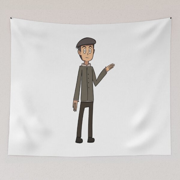 Item preview, Retro Flat Cap Guy Cartoon Character Illustration designed and sold by serialcarachts.