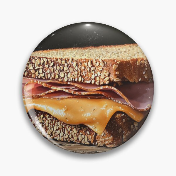 Item preview, Ham and Cheese Sandwich on Whole Grain Bread designed and sold by Shannon Hilson.