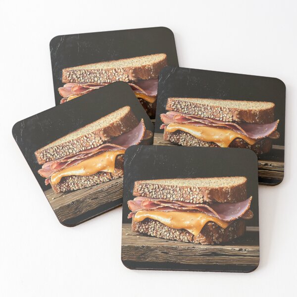 Item preview, Ham and Cheese Sandwich on Whole Grain Bread designed and sold by Shannon Hilson.