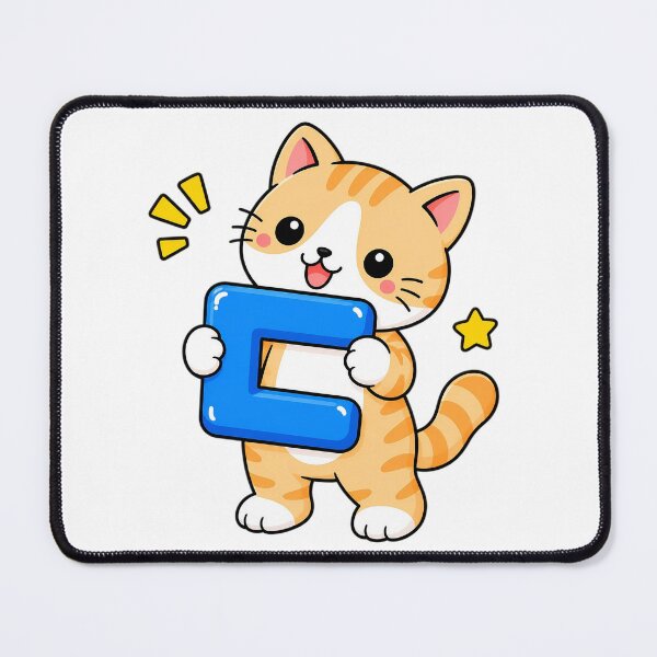 Item preview, Cute Orange Tabby Cat with Korean Hangul Letter ㄷ Kawaii Kitty designed and sold by NoopnyangStudio.