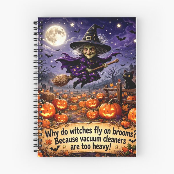 Item preview, Halloween Witch on Broom designed and sold by Iron El Studios.