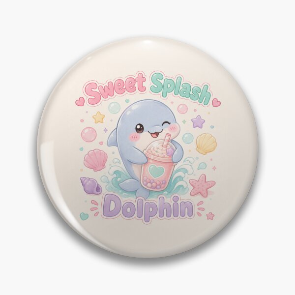 Item preview, Sweet Splash Dolphin designed and sold by QuixoticDigital.