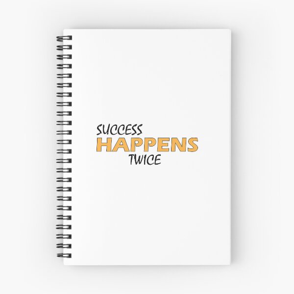 Item preview, success happens twice designed and sold by Positive Mindzet!.