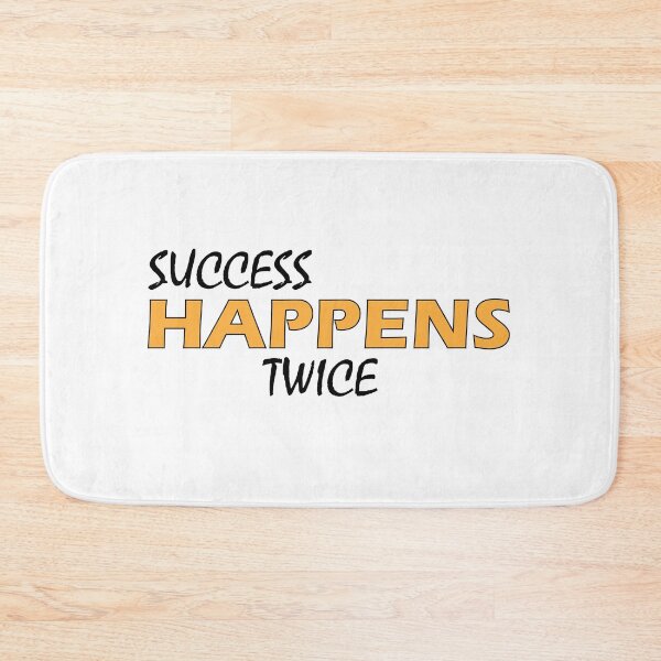 Item preview, success happens twice designed and sold by Positive Mindzet!.
