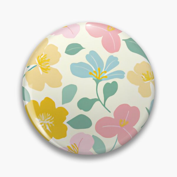 Item preview, Soft Pastel Spring Wildflower Garden Seamless Pattern designed and sold by LuxocaDesigns24.