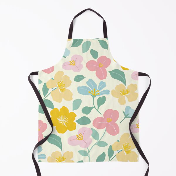 Item preview, Soft Pastel Spring Wildflower Garden Seamless Pattern designed and sold by LuxocaDesigns24.