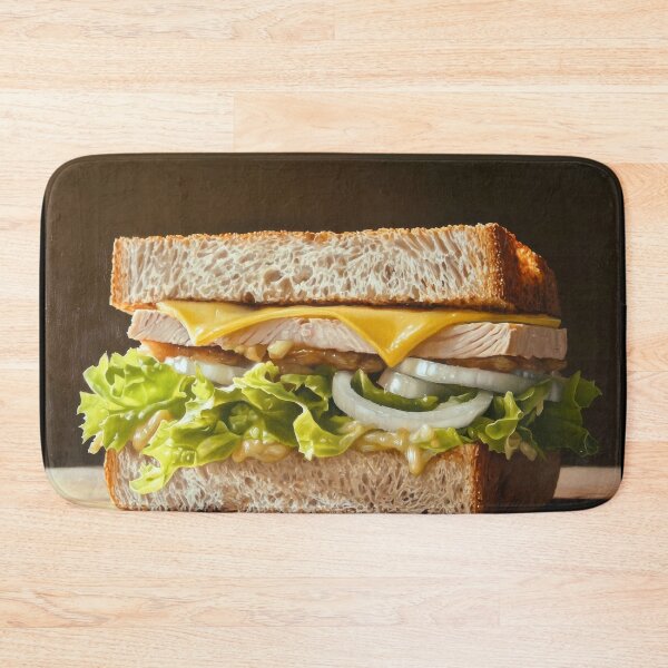 Item preview, Turkey Sandwich with Lettuce and Onion designed and sold by Shannon Hilson.