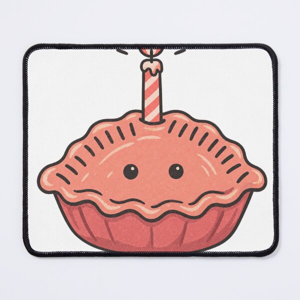 Item preview, Cute Retro Birthday Pie – Kawaii Happy Birthday Vintage Cake Lover Gift designed and sold by DijaMar.