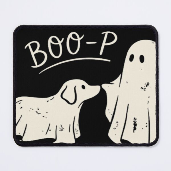 Item preview, Boo-p Ghost Dog Halloween | Cute Spooky Cartoon Dog Halloween Art designed and sold by Iceberg Comic Book Lounge.