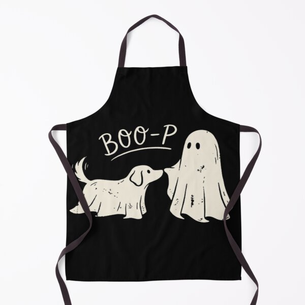 Artikelvorschau, Boo-p Geisterhund Halloween | Niedliche gruselige Cartoon-Hunde-Halloween-Kunst entworfen und verkauft von Iceberg Comic Book Lounge.
