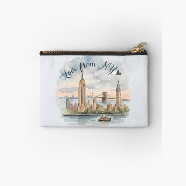 Item preview, Love from New York - Watercolor City Skyline designed and sold by SuperMama1973.