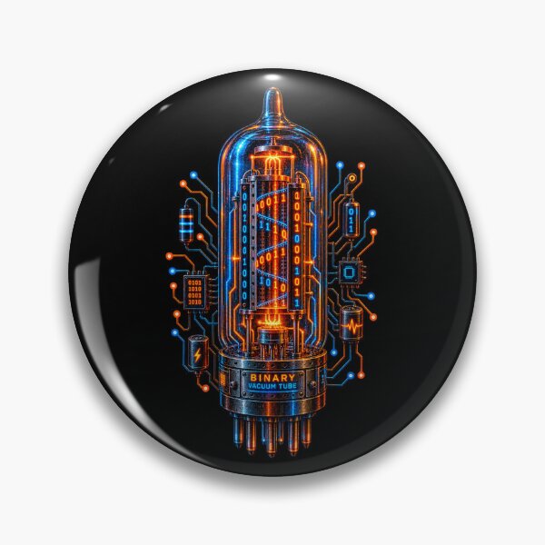 Item preview, Binary Vacuum Tube — Retro Digital Electronics designed and sold by Kicor.