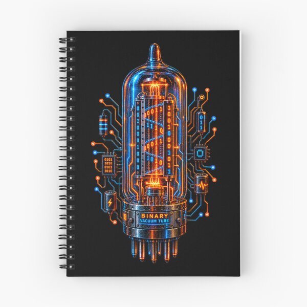 Item preview, Binary Vacuum Tube — Retro Digital Electronics designed and sold by Kicor.