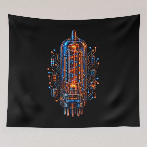 Item preview, Binary Vacuum Tube — Retro Digital Electronics designed and sold by Kicor.