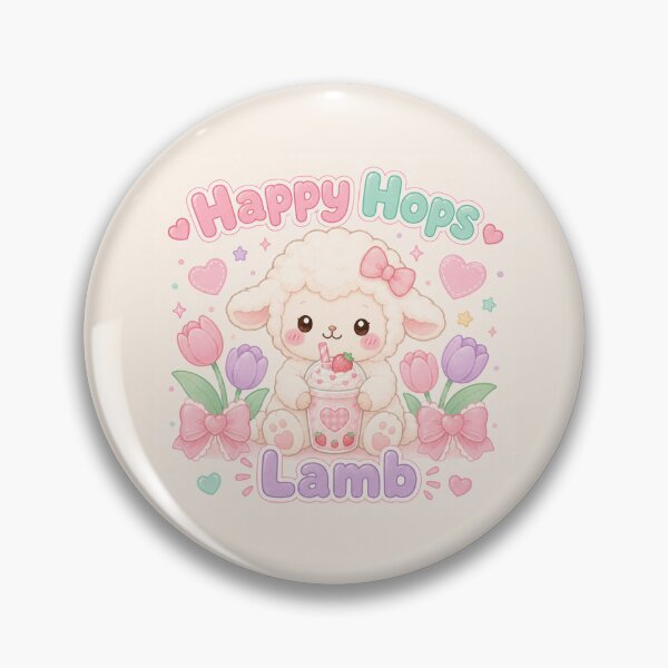 Item preview, Happy Hops Lamb designed and sold by QuixoticDigital.
