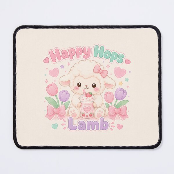 Item preview, Happy Hops Lamb designed and sold by QuixoticDigital.