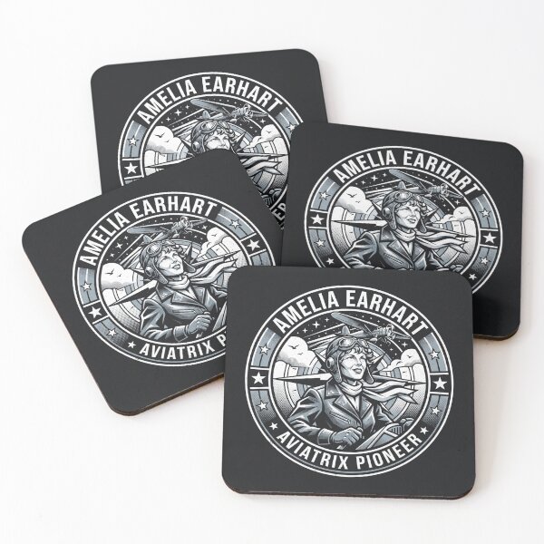 Item preview, Amelia Earhart Aviatrix Pioneer Badge designed and sold by Owcomm.