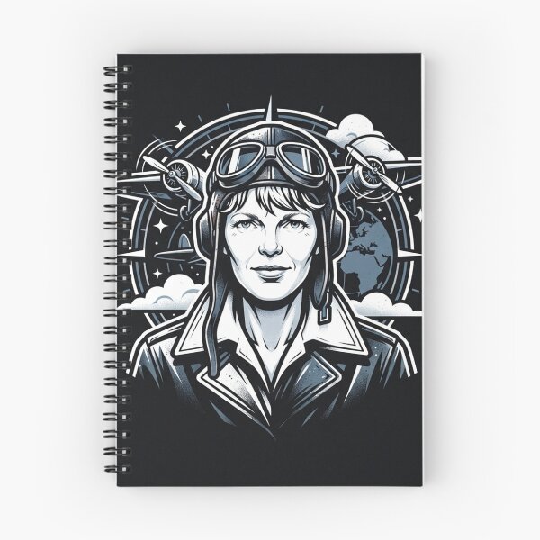 Item preview, Amelia Earhart Vintage Aviator Pilot Portrait designed and sold by Owcomm.
