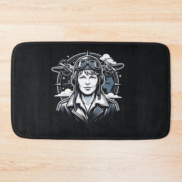 Item preview, Amelia Earhart Vintage Aviator Pilot Portrait designed and sold by Owcomm.