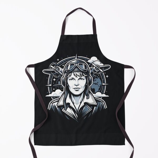 Item preview, Amelia Earhart Vintage Aviator Pilot Portrait designed and sold by Owcomm.