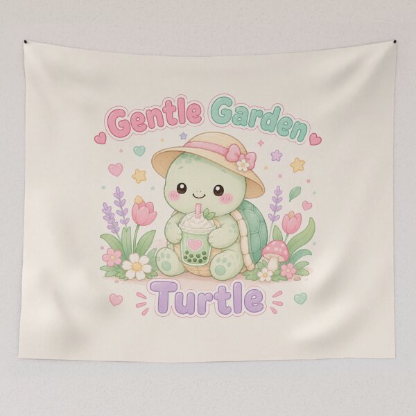 Item preview, Gentle Garden Turtle designed and sold by QuixoticDigital.