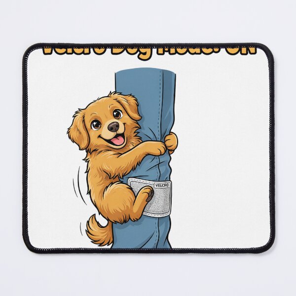 Item preview, Velcro Dog Mode: ON - Funny Clingy Golden Retriever Shirt designed and sold by Golden Poppy Paw.